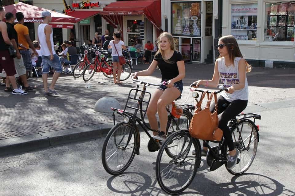 biking trip in Amsterdam