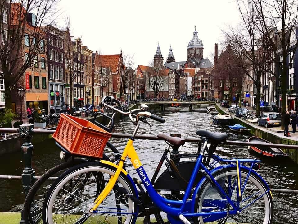 biking trip in Amsterdam 