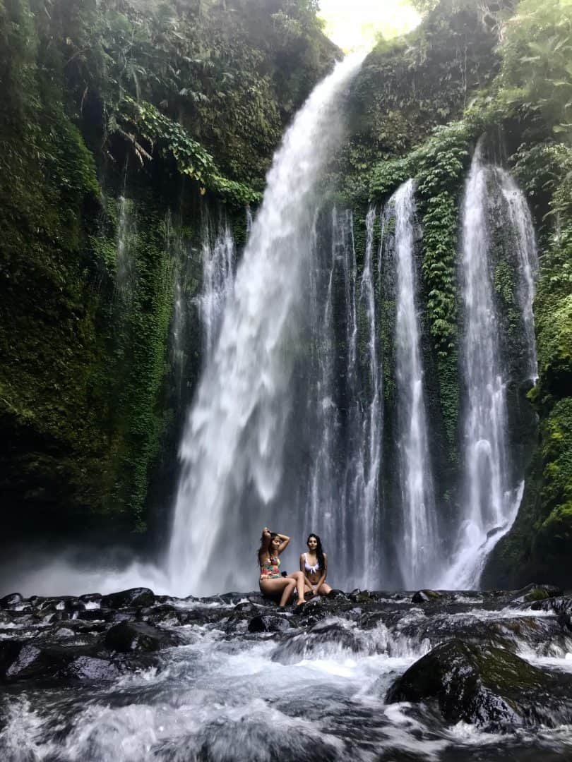 Tiu Kelep Waterfalls in Lombok