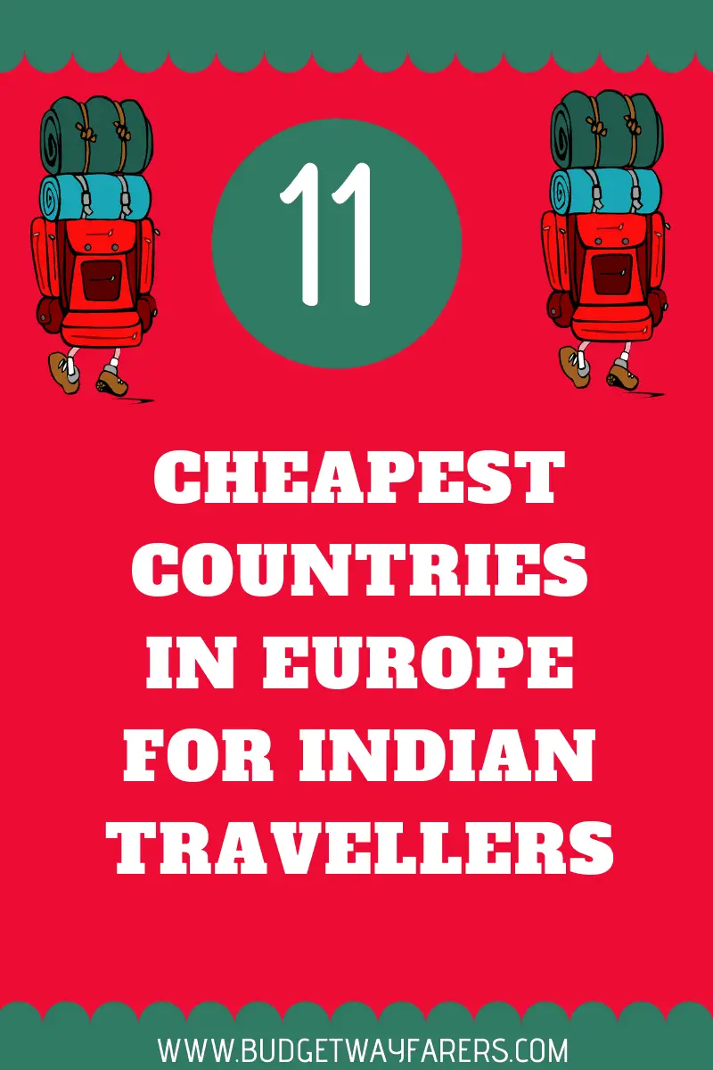 Cheapest European countries for Indian travellers