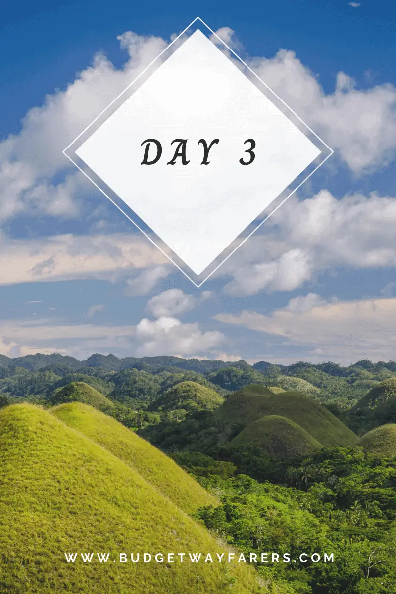 Day 3 of Philippines itinerary