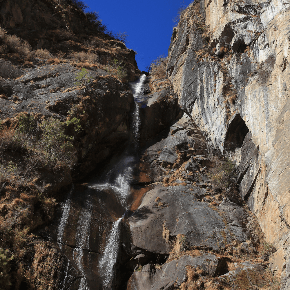 Tiger Nest Monastery Waterfall
