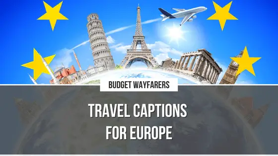 europe travel captions